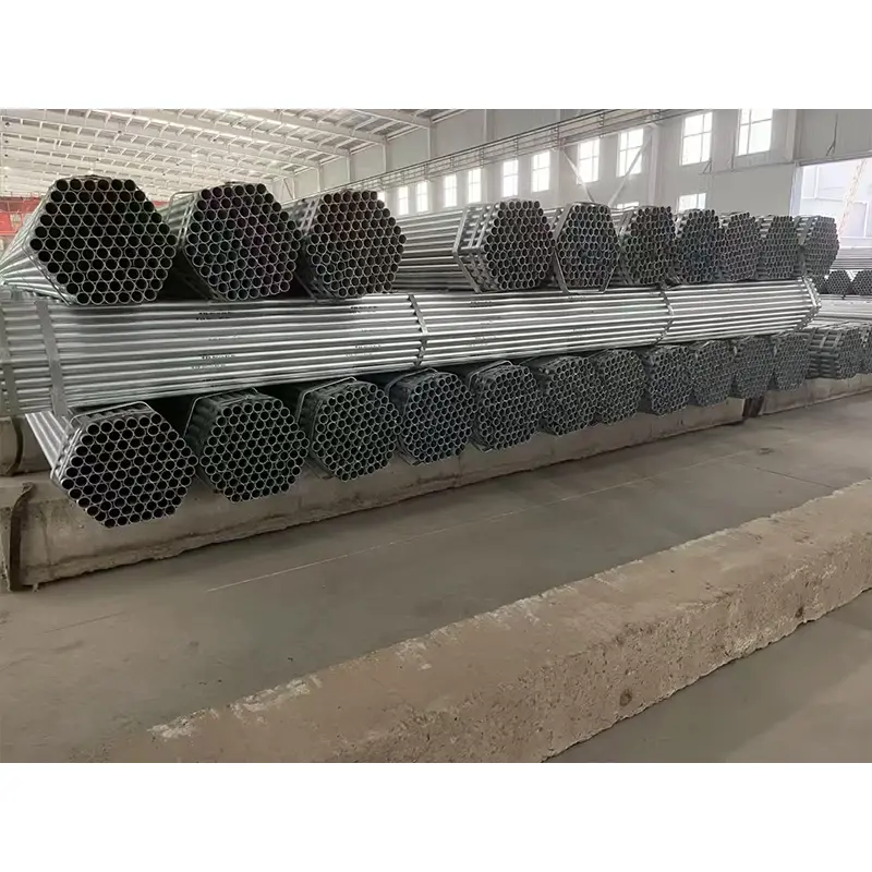 Kiçik diametrli isti daldırma sinklənmiş yuvarlaq polad boru